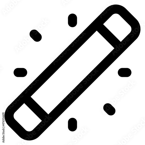 fluorescent light icon illustration