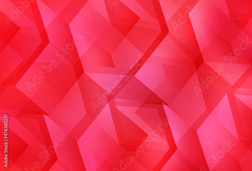 Light Red vector layout with hexagonal shapes.