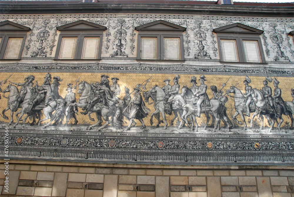 Dresden, Teil des rechten Fürstenzuges