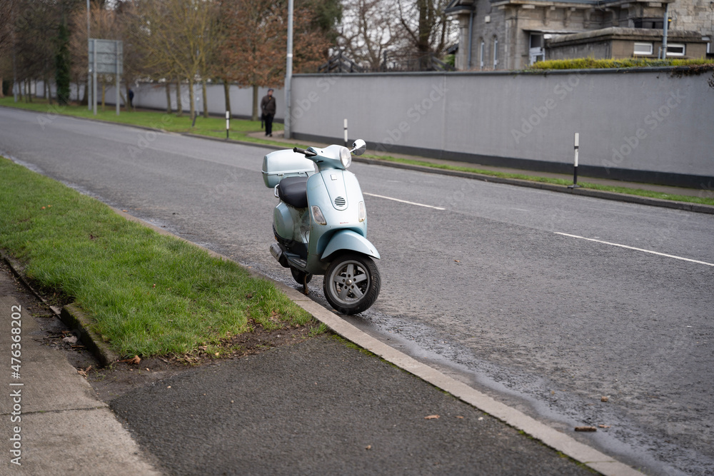 motorcycle on the road