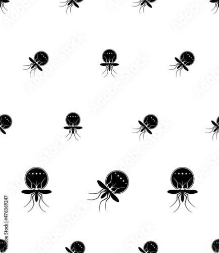 Mosquito Icon Seamless Pattern Y_2108001