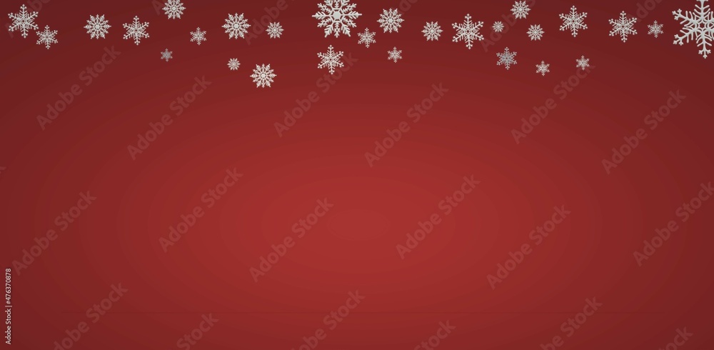 christmas banner,red
