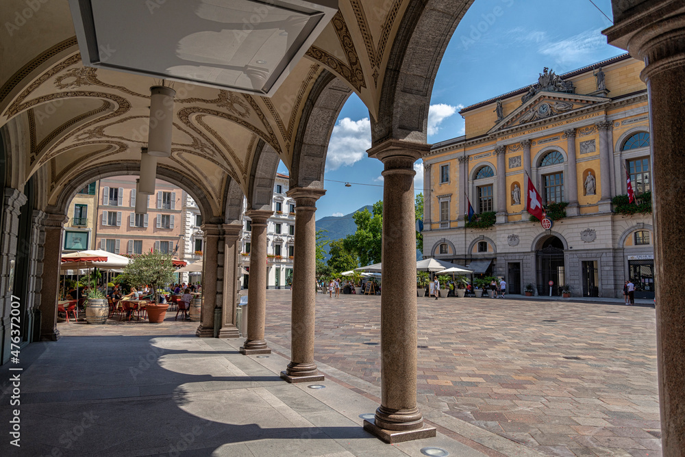 Fototapeta premium lugano, Locarno, switzerland