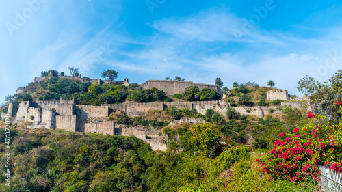 Ruins of haunted Kangra Fort near Palampur and Dharamsala, Himachal Pradesh, India