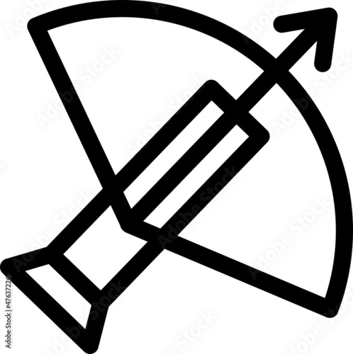 Fototapeta Crossbow Icon Design