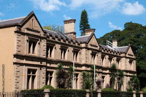 Photography Sydney Australia, row of sandstone terraces in afternoon sunshine