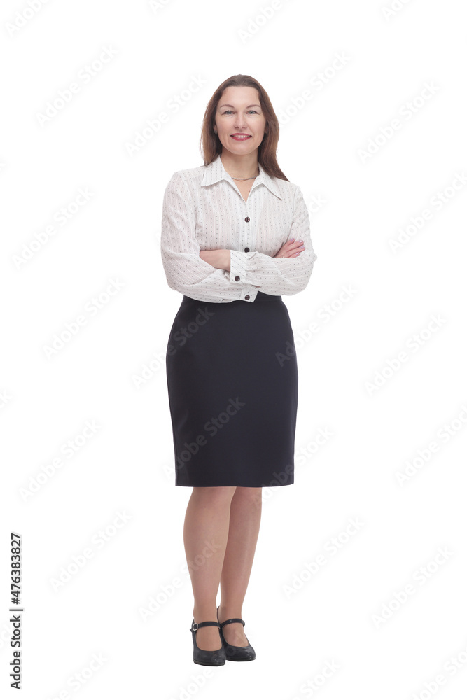 Executive business woman. isolated on a white Executive business woman. isolated on a white