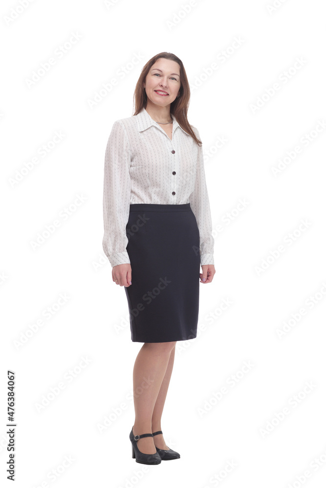 Executive business woman. isolated on a white Executive business woman. isolated on a white