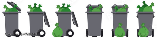 picto planche poubelles déchets