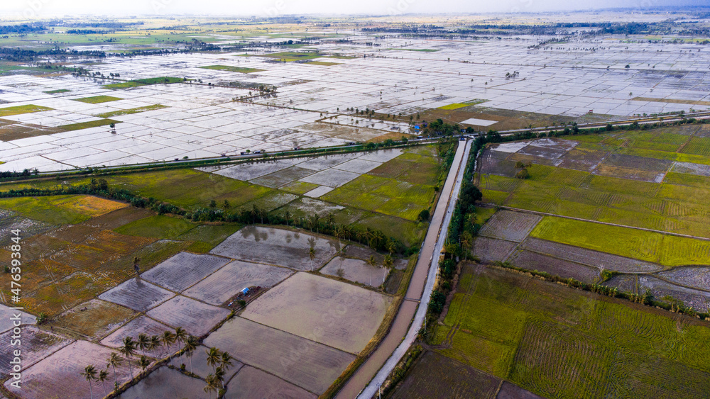 Pinrang, Sulawesi Selatan Indonesia.
Photos of rice fields that will soon be planted.
19 December 2021