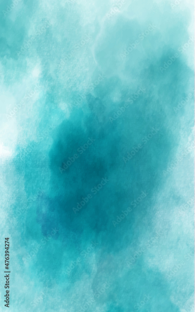 Abstract watercolor background for poster, banner, wallpaper, business card, flyer, backdrop and template. Blue abstract grunge texture, distressed funky background.