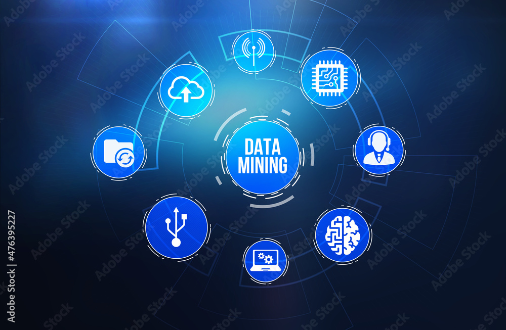 Internet, business, Technology and network concept. Data mining concept. 3d illustration. Internet, business, Technology and network concept. Data mining concept. 3d illustration.