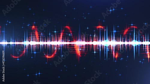 background with lines. equalizer, music, space, universe. abstract background.