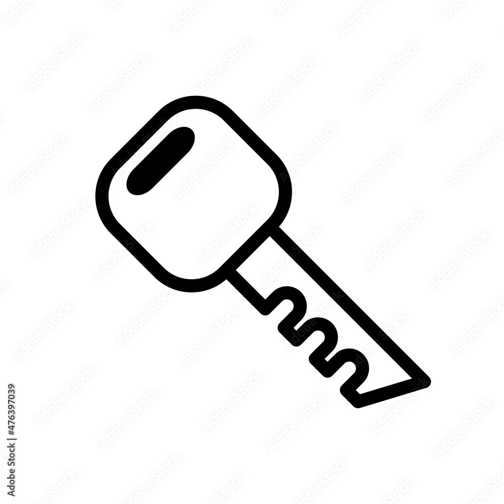 Key Line Icon Vector Key Line Icon Vector