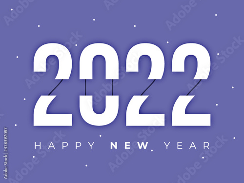 2022 cut shows lines with pantone color bg for new year celebration