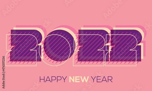 2022 Colorful Decoration for new year celebration