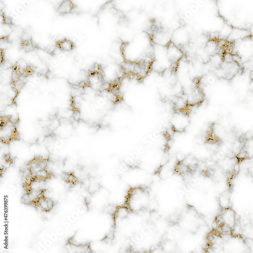 White & Golder marble Texture Background 