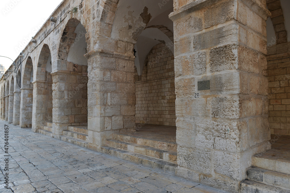 Jerusalem - Al-Aqsa Mosque - Court Gate - Western Porches