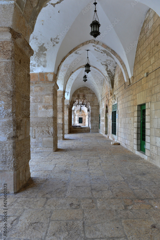 Jerusalem - Al-Aqsa Mosque - Court Gate - Western Porches