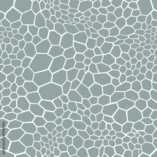 Seamless
pattern with hexagonal flat ornament texture. Reptile scales endless skin. Vector background.
