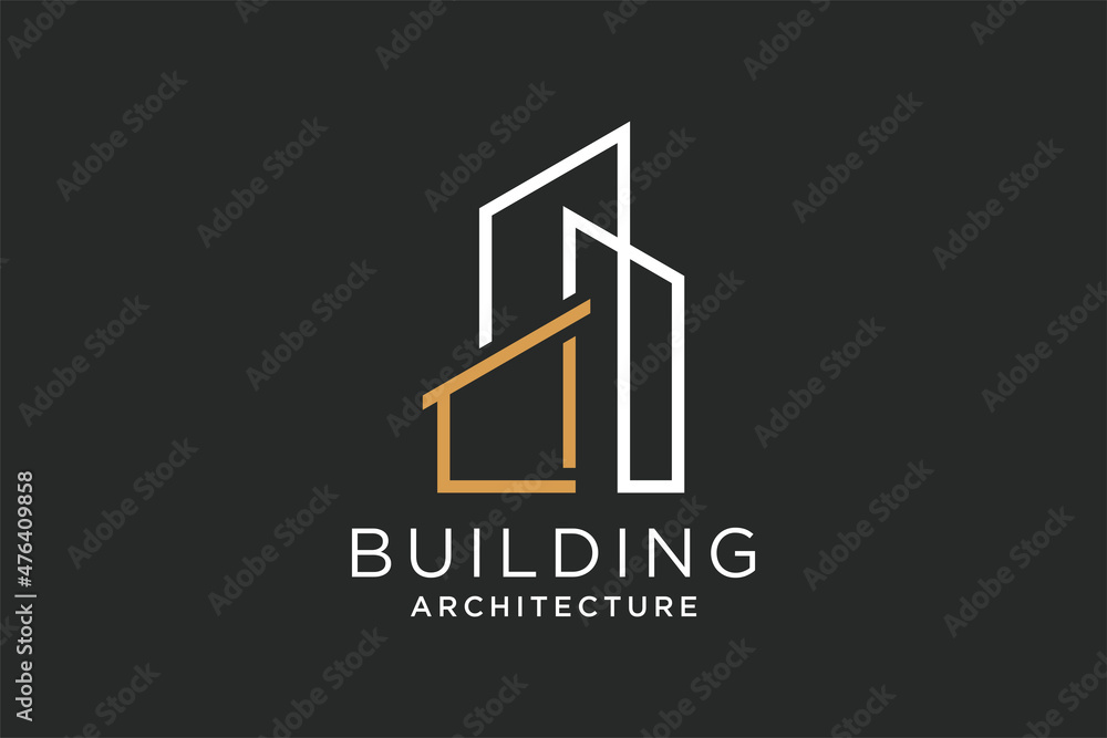 Letter L for Real Estate Remodeling Logo. Construction Architecture Building Logo Design Template Element.