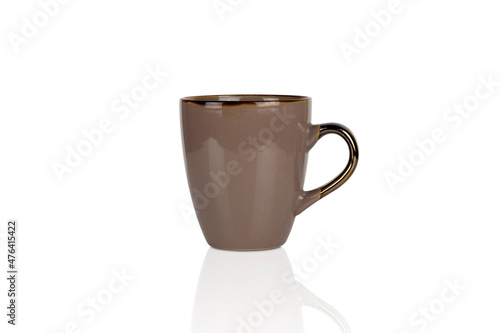 beautiful cup isolated from background, on white background