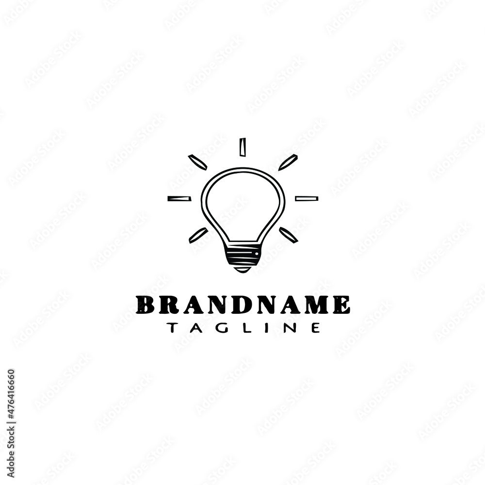 light bulb logo template icon vector illustration light bulb logo template icon vector illustration