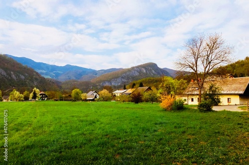 house in the mountains