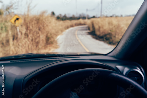 driving on the road
