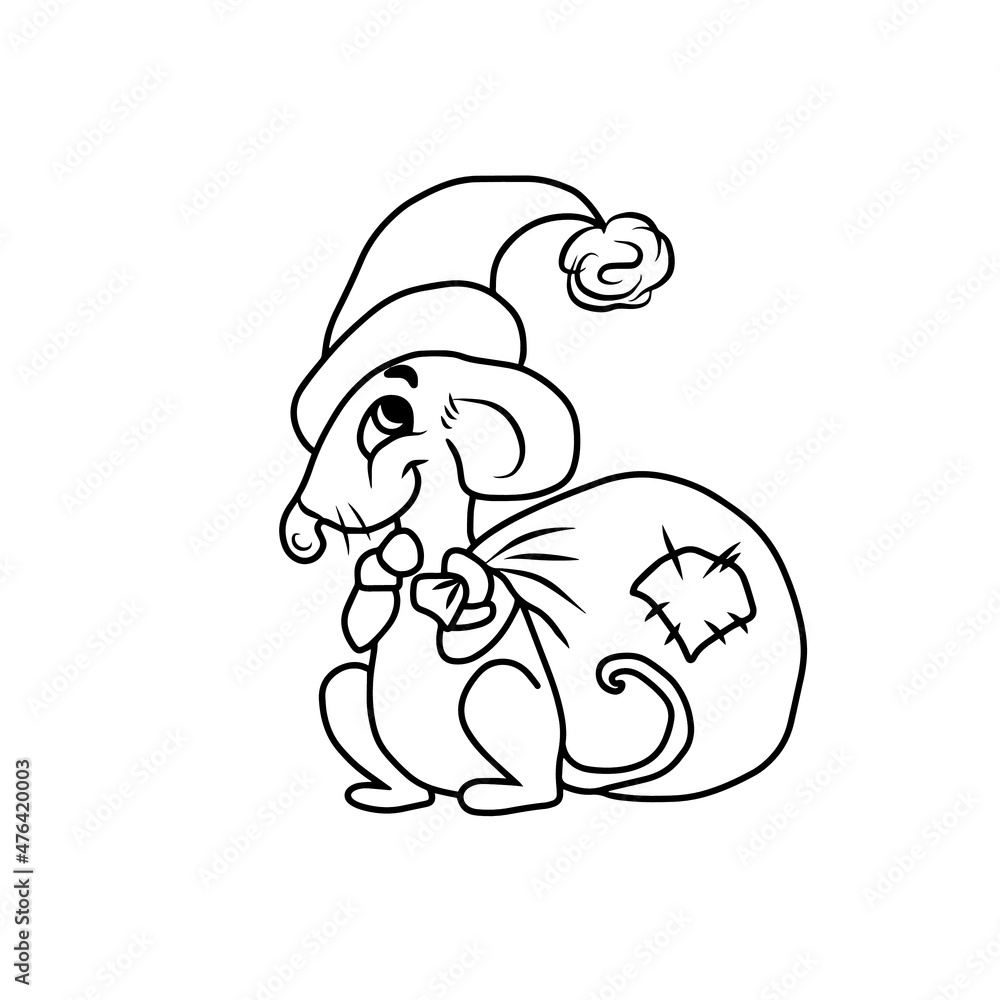 Vector children's design for backgrounds and fabrics, postcards, stickers. Funny mouse Vector children's design for backgrounds and fabrics, postcards, stickers. Funny mouse
