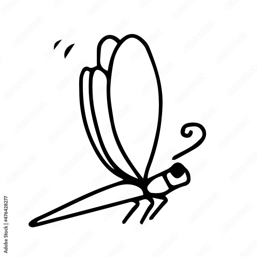 . Vector children's design ,for a postcard banner sticker.Dragonflies butterflies . Vector children's design ,for a postcard banner sticker.Dragonflies butterflies