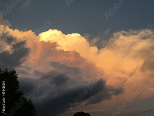 clouds at sunset