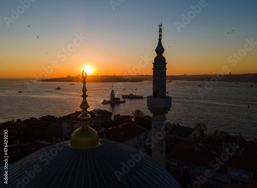 Ayazma Mosque Drone Photo, Uskudar Istanbul Turkey photo