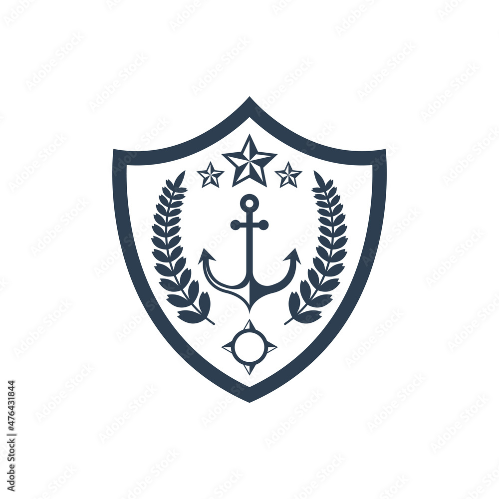 concept anchor sailor logo vector concept anchor sailor logo vector