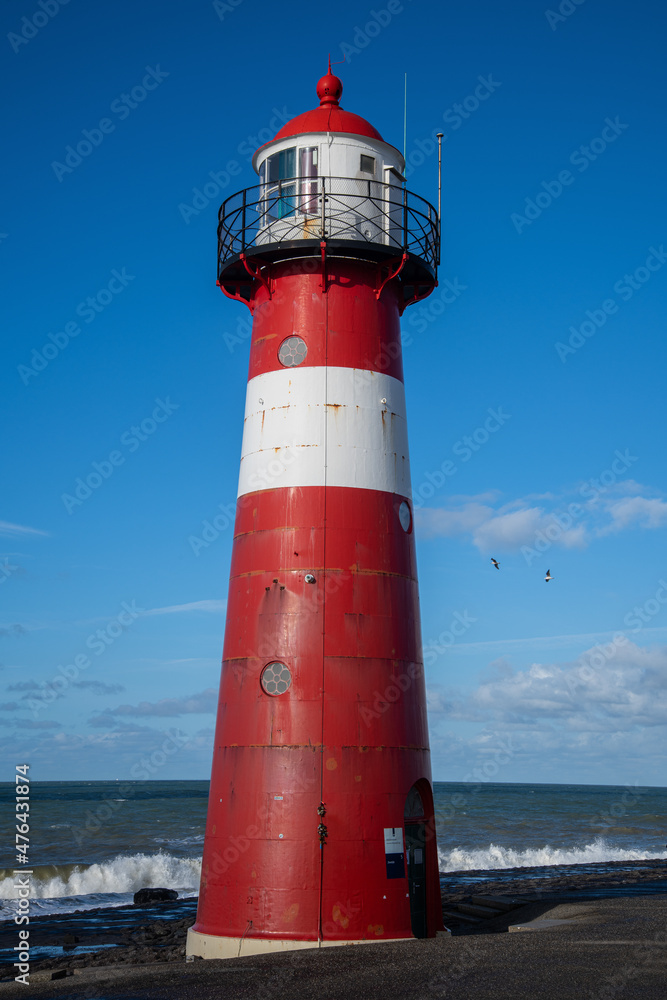 Westkapelle Lighthouse in Zeeland netherland