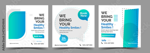 Healthcare social media post for hospital clinic