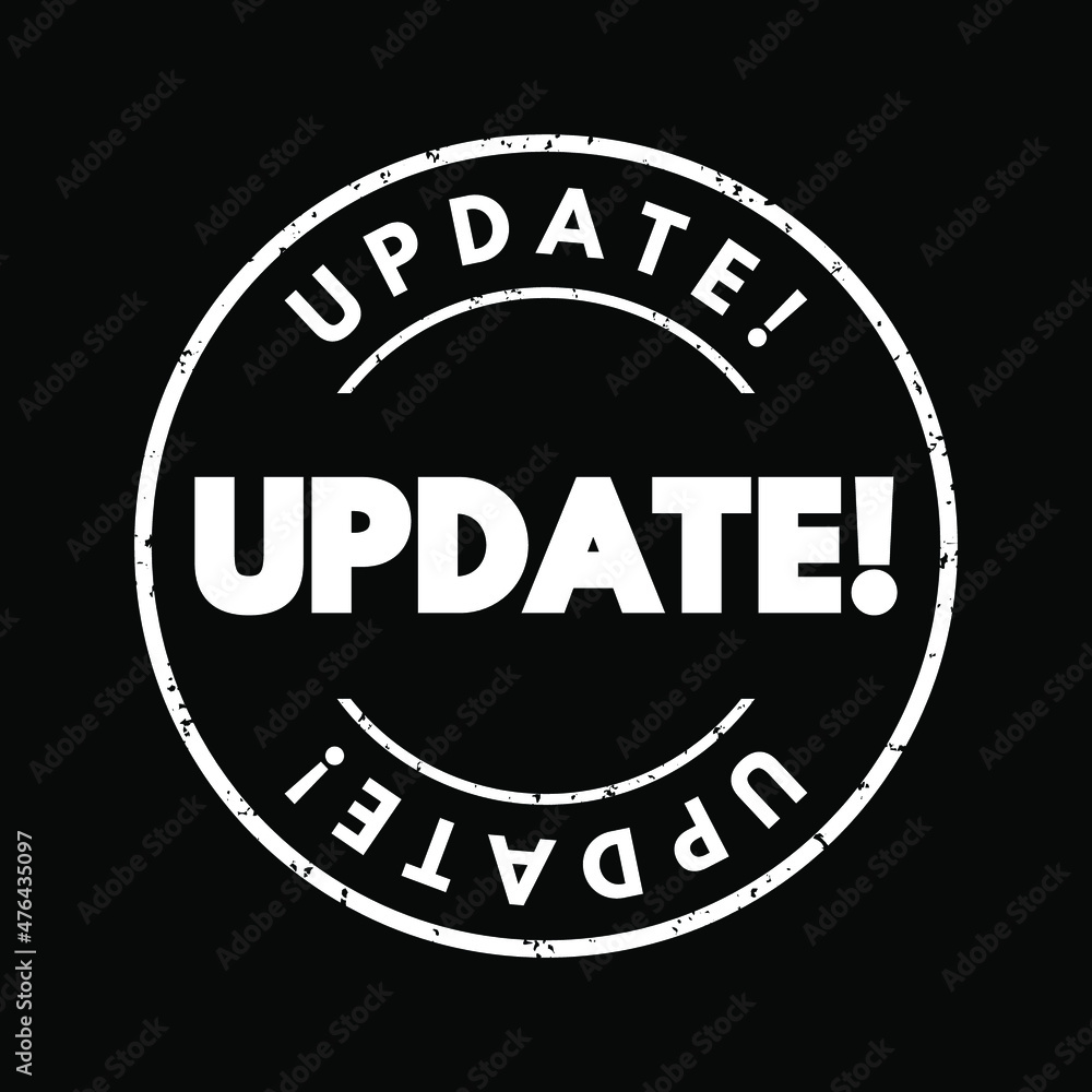 Update text stamp, technology concept background Update text stamp, technology concept background