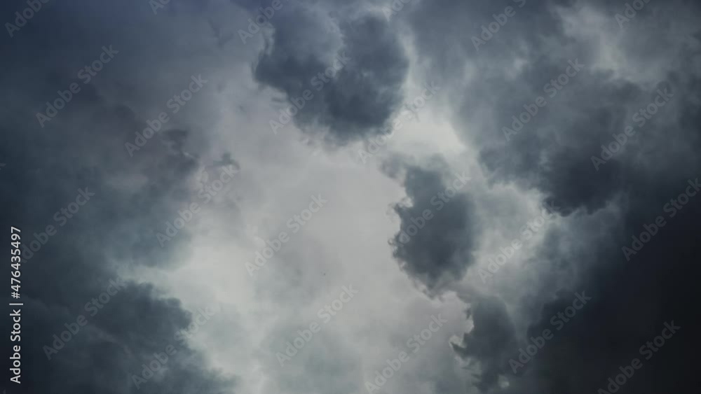 dark and moving cumulonimbus clouds in the sky before rain, thunderstorm 4K dark and moving cumulonimbus clouds in the sky before rain, thunderstorm 4K