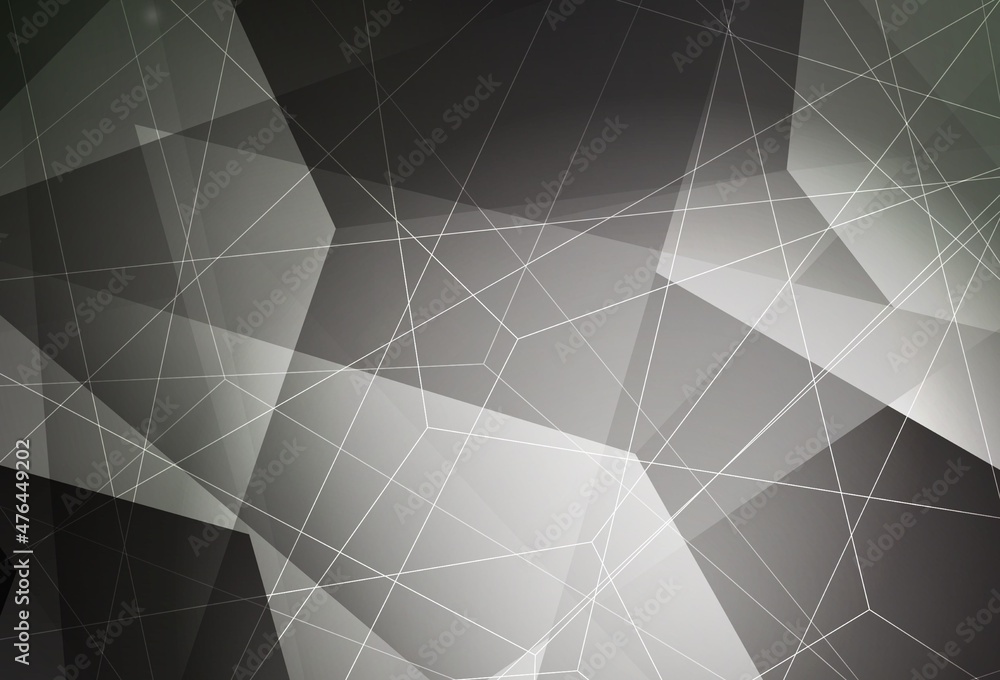 Light Gray vector texture with triangular style. Light Gray vector texture with triangular style.