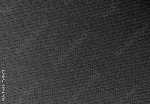 Dark gray woven cotton fabric for texture background