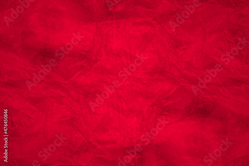 Red color wrapped polythene surface for texture background