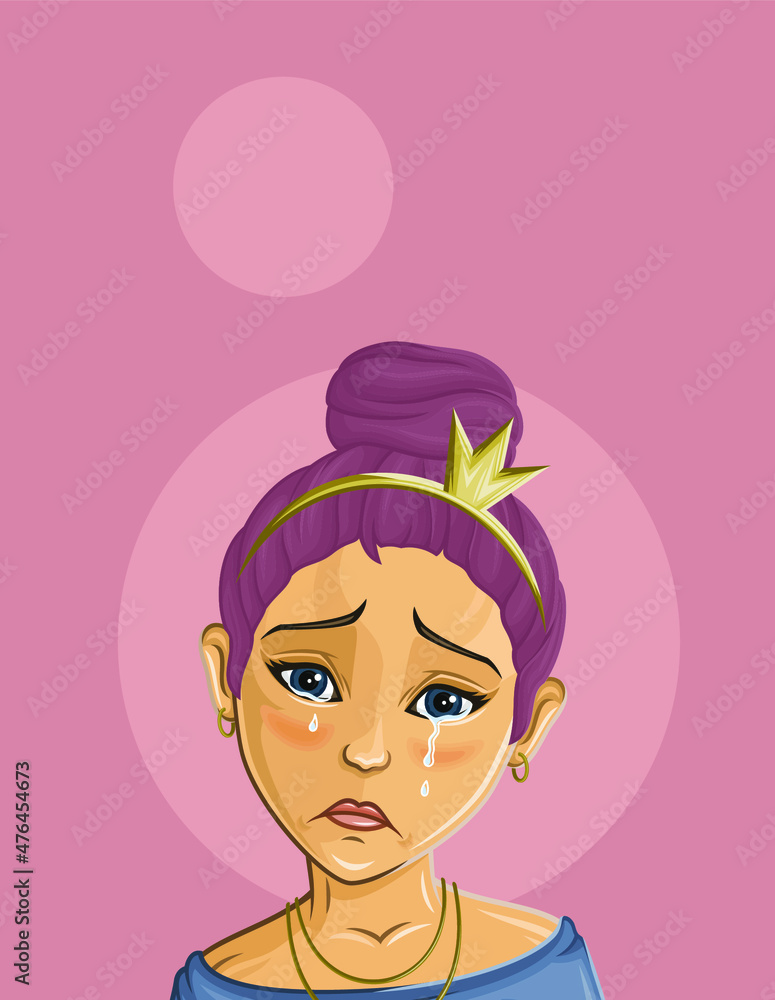 Cartoon Female portrait. Woman avatar. Vector character. Girl portrait Cartoon Female portrait. Woman avatar. Vector character. Girl portrait