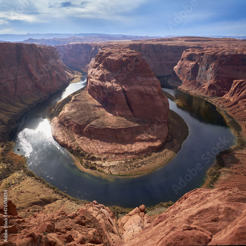 Wallpaper Mural Panoramic photograph of Horseshoe Bend State Park, Glen Canyon National Recreation Area, Utah. Torontodigital.ca