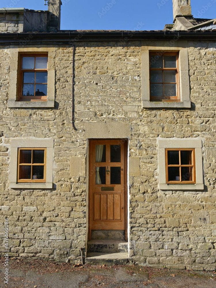Old stone cottage house