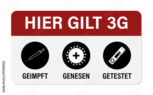 Hier gilt 3G - Geimpft, genesen oder getestet.