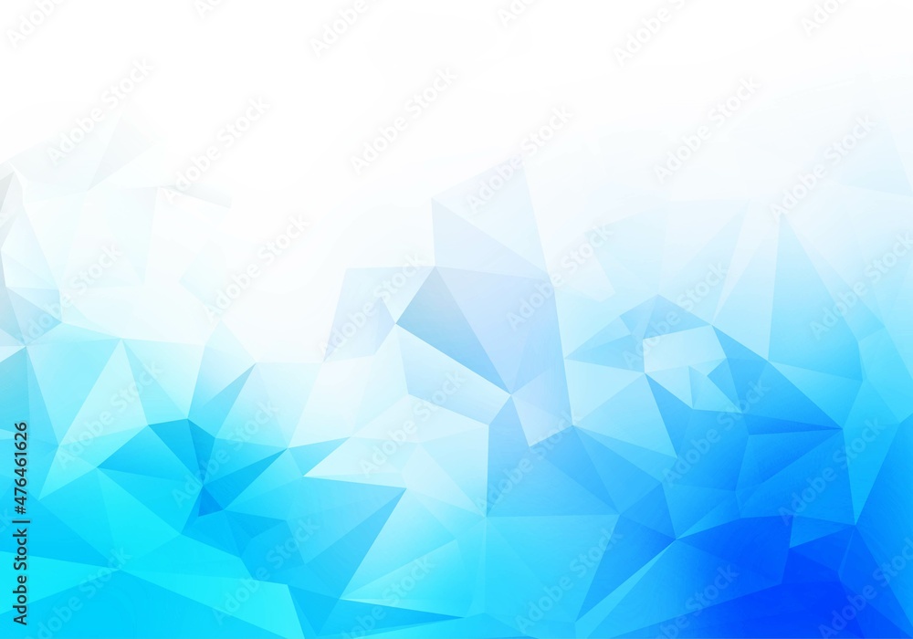 Blue white low poly triangle shapes background Blue white low poly triangle shapes background