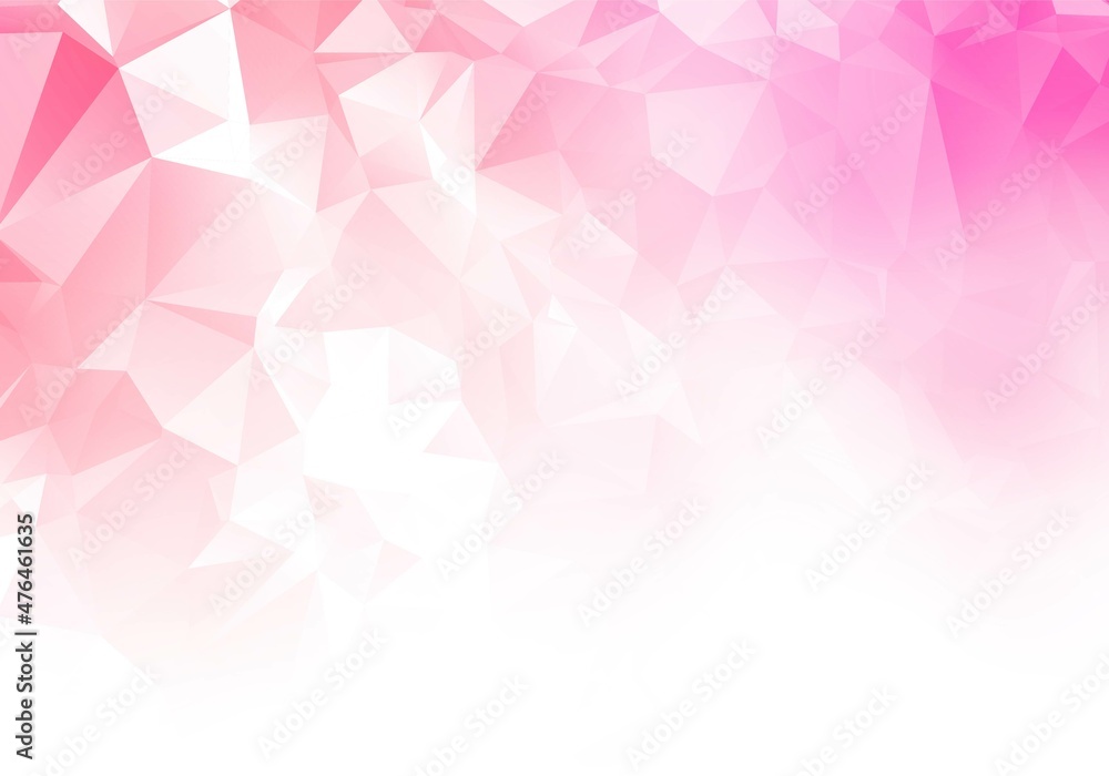 Elegant colorful low poly triangle shapes design