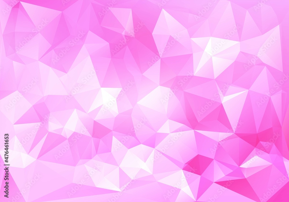 Abstract pink low polygon background Abstract pink low polygon background
