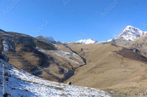 mountains and valley