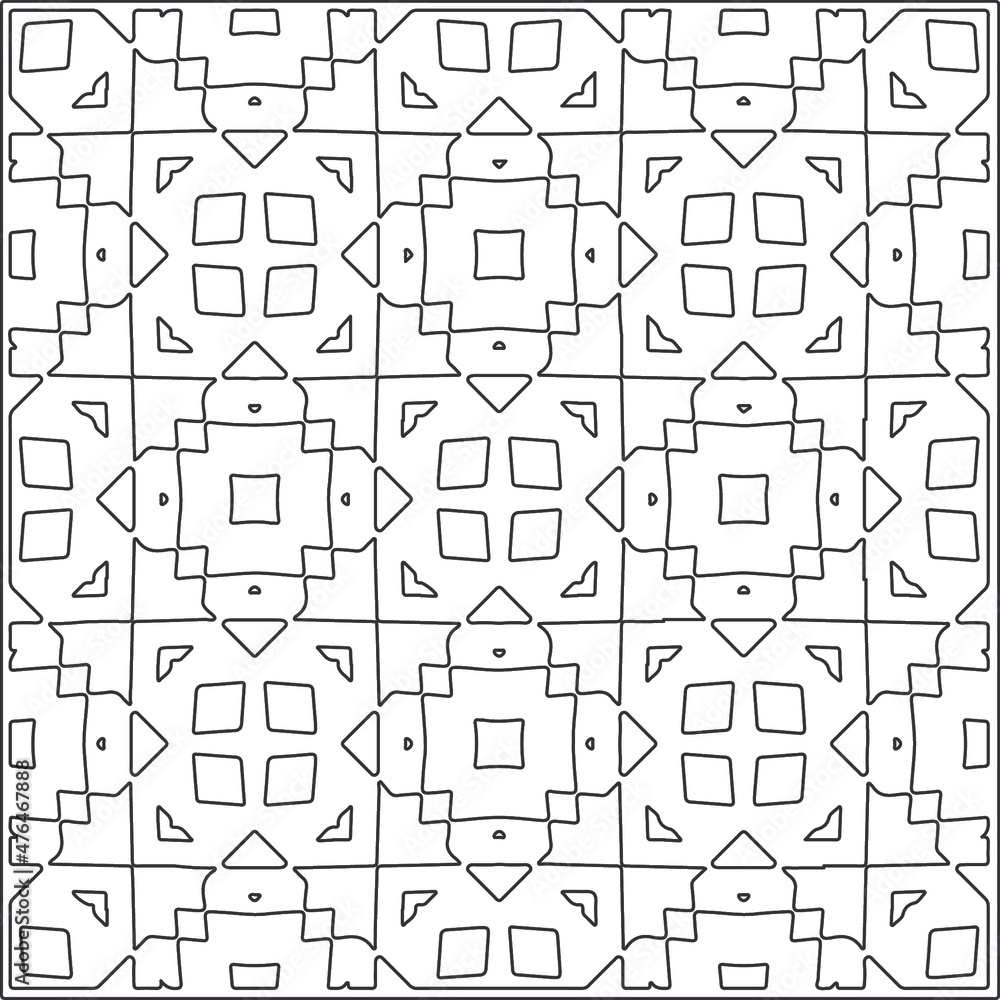 Vector geometric pattern. Repeating elements stylish background abstract ornament for wallpapers and backgrounds. Black and white pattern. Vector geometric pattern. Repeating elements stylish background abstract ornament for wallpapers and backgrounds. Black and white pattern.